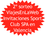 2� sorteo ViajesEnLaWeb, Invitaciones Sport Club SPA en Valencia gratis